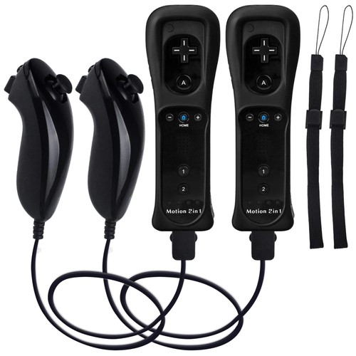 Pack black wii remote - black,