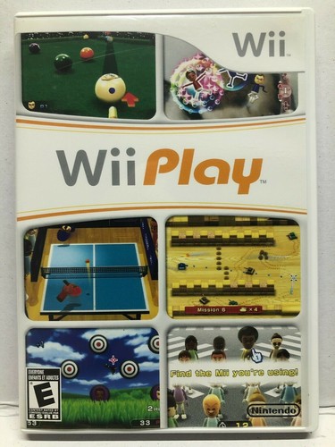 Wii play game complete cib - play,